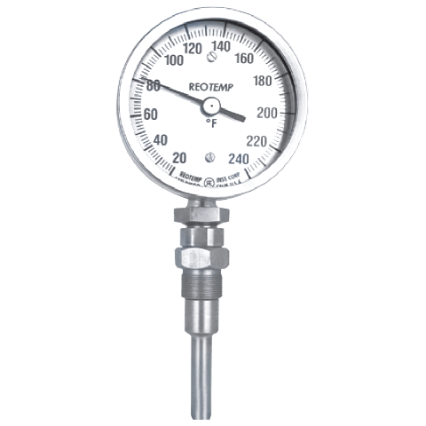 Reotemp Heavy Duty Navy Type Bimetal Thermometer